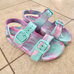 Toddler Ade Footbed Sandals - Cat & Jack Purple 10T